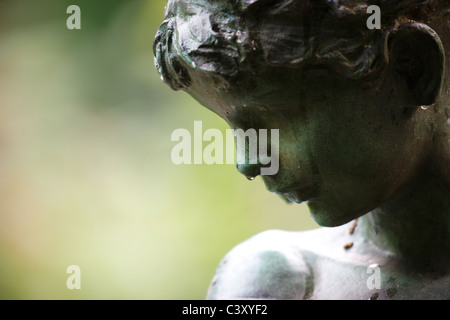 Close-up of sculpture de Marie dans la Fontaine Mémorial Burnett Banque D'Images