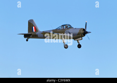 Un vétéran des avions d'entraînement de la RAF - le Piston Hunting Percival Provost T1 Banque D'Images