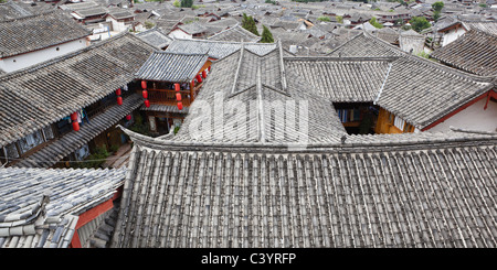 Lijiang : la vieille ville de dayan Banque D'Images