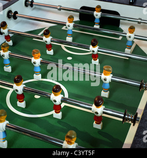 Fussball, table de baby-foot/ socce Banque D'Images