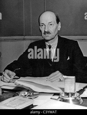 CLEMENT ATTLEE (1883-1967) comme premier ministre travailliste britannique en 1946 Banque D'Images