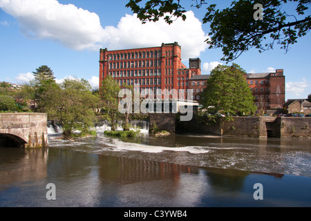 Strutt's Mill, Belper, Derbyshire, partie de Derwent Valley Mills Site du patrimoine mondial Banque D'Images