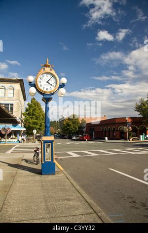 Le centre-ville historique d'Anacortes, Washington State Banque D'Images