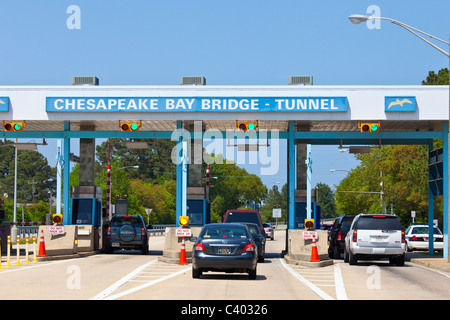 Chesapeake Bay Bridge Tunnel, Virginia Banque D'Images