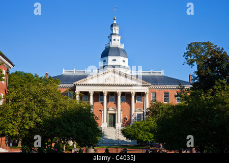 State House Square, Annapolis, Maryland, USA Banque D'Images