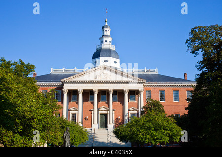 State House Square, Annapolis, Maryland, USA Banque D'Images