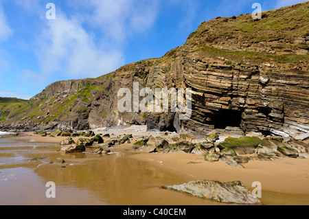 Ceiriad Porth Beach près de Abersoch Gwynedd dans Wales Banque D'Images