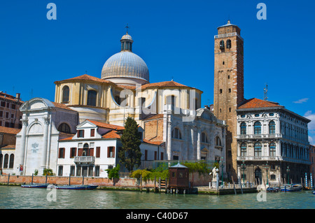 Palazzo Labia et autres dans l'architecture de jonction Canal Grande et Canale di Cannaregio Venise Italie Europe Banque D'Images