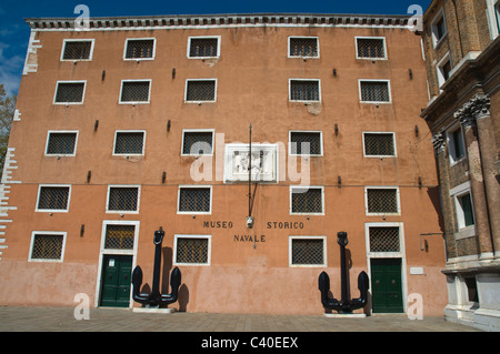 Museo Storico Navale le musée d'histoire navale quartier Castello Venise Italie Europe Banque D'Images