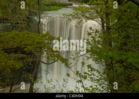 La cascade de Balls Falls, Ontario, Canada. Banque D'Images