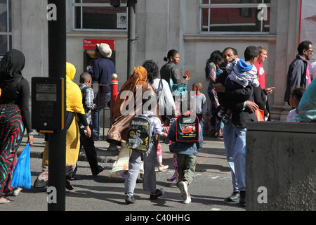 Leïde, une zone à Londres avec l'une des plus grandes de la population ethnique afro-antillais, en particulier Banque D'Images