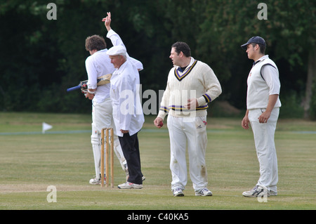 Cricket Village au Norton Lindsey, Warwickshire, England, UK Banque D'Images