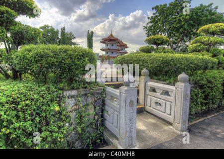 Entrée carré Jardin Chinois à Singapour Banque D'Images