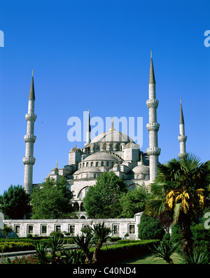 Ahmet, Architecture, mosquée bleue, byzantine, cathédrales, églises, Constantinople, Dome, maison de vacances, Istanbul, monument, Middle Eas Banque D'Images