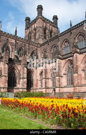 La cathédrale de Chester, Cheshire, Royaume-Uni Banque D'Images