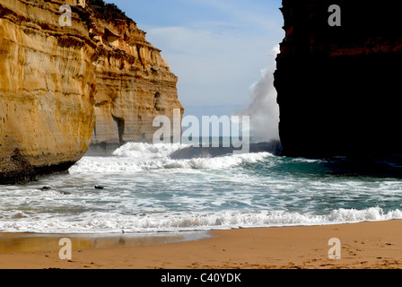 Loch Ard Gorge du naufrage sur la côte de la Great Ocean Road à Victoria, Australie Banque D'Images