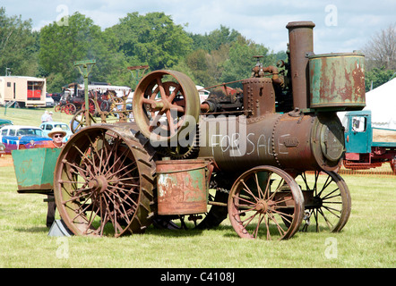 Gonnerman Keck américain moteur de traction à la vente à la Loi et à vapeur Memorial Targett Vintage Rally 2011. Banque D'Images