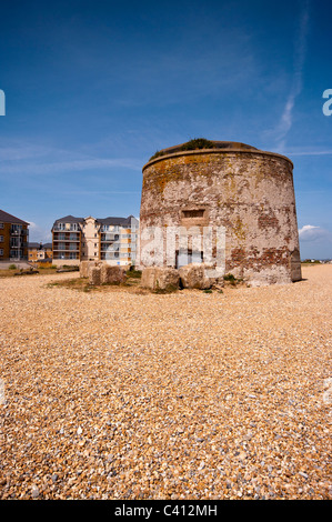 La tour Martello numéro 64 de Sovereign Harbour East Sussex Eastbourne Banque D'Images