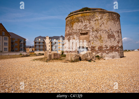 La tour Martello numéro 64 de Sovereign Harbour East Sussex Eastbourne Banque D'Images