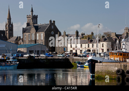 Fraserburgh Port, dans l'Aberdeenshire, Ecosse Banque D'Images