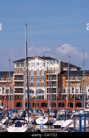 Sovereign Harbour Marina Eastbourne East Sussex England Banque D'Images