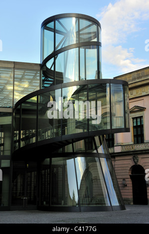 Berlin Allemagne nouvelle aile du musée de l'histoire allemande Deutsches Historisches Museum conçu par IM Pei Banque D'Images