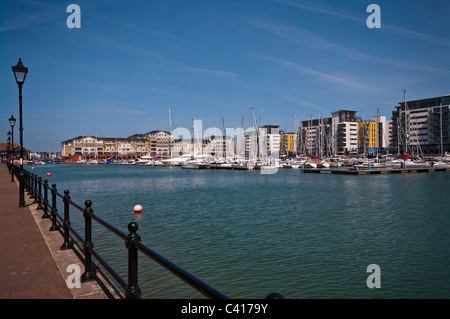 Sovereign Harbour Marina Eastbourne East Sussex England Banque D'Images