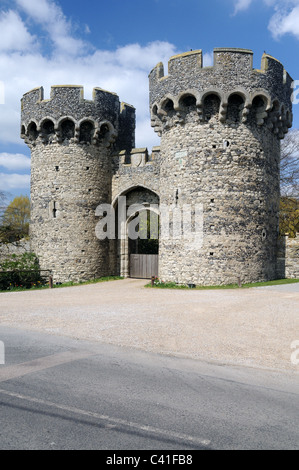 La porte de château, de refroidissement dans le circuit de refroidissement, Kent, Angleterre Banque D'Images