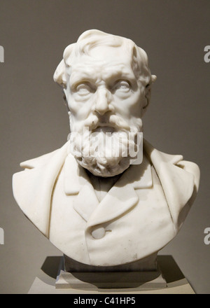 'J B van Berckelaer" d'Auguste Rodin, 1875 - sculpture de marbre Banque D'Images