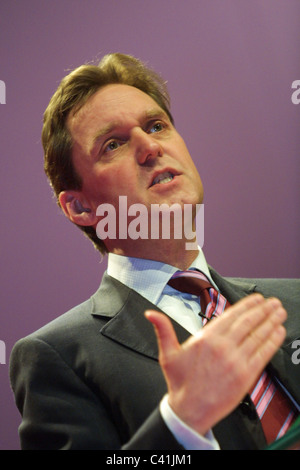 ALAN MILBURN, conférence du parti travailliste, à Glasgow, Ecosse, 16 février 2003. Banque D'Images