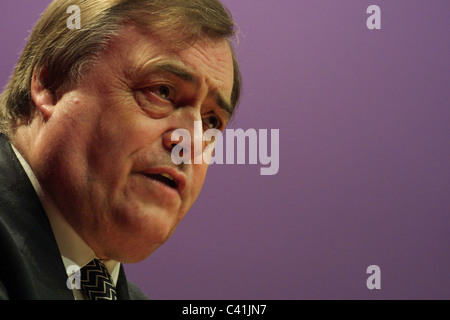 JOHN PRESCOTT, conférence du parti travailliste, à Glasgow, Ecosse, 16 février 2003. Banque D'Images