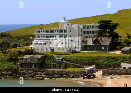 Le Burgh Island au large de la côte sud du Devon Banque D'Images