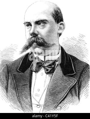 Castelar, Emilio, 8.9.1832 - 25.5.1899, politicien espagnol, auteur / écrivain, portrait, gravure sur bois, vers 1870, Banque D'Images