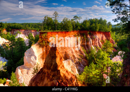 Providence Canyon State Park, Georgia, USA Banque D'Images