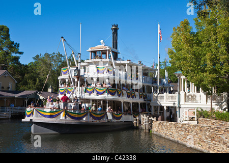 Liberty Square Riverboat attraction dans le Magic Kingdom de Disney World, à Kissimmee, Floride Banque D'Images