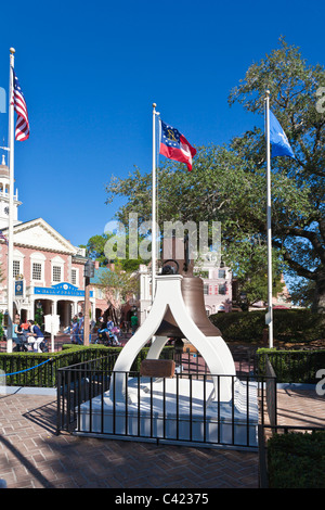 L'attraction Liberty Bell dans le Magic Kingdom à Disney World, Kissimmee, Floride Banque D'Images