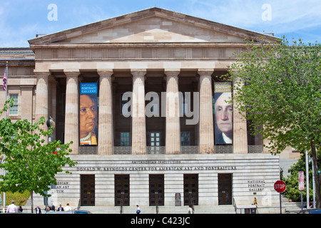 Smithsonian Institution, National Portrait Gallery, Washington DC Banque D'Images