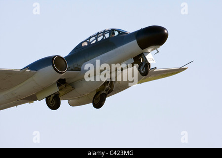 Gloster Meteor à RAF Leuchars Airshow 2009, Fife, Scotland Banque D'Images