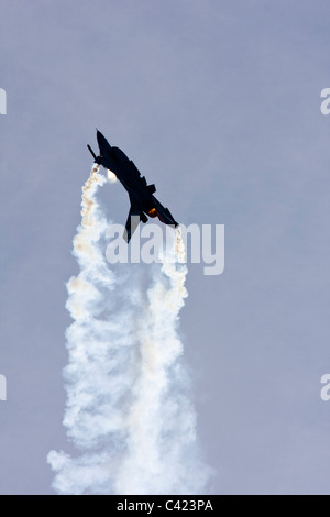 F-16 jet RNLAF à RAF Leuchars Airshow 2009, Fife, Scotland Banque D'Images