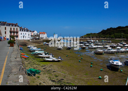 Port de Sauzon Belle-Ile-En-Mer island Banque D'Images