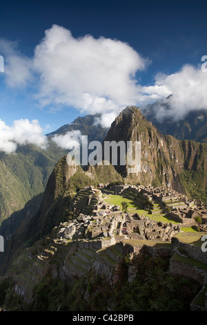 Le Pérou, 15ème siècle site Inca situé à 2 430 mètres (7 970 ft) au-dessus du niveau de la mer. Banque D'Images