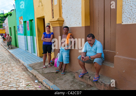 Village de Sao Benedito Do Sul dans le nord-est du Brésil Pernambuco Banque D'Images