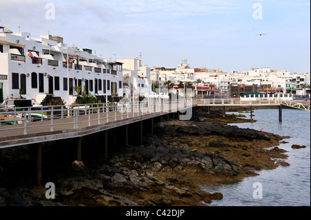 Station de sélection à pied vieille ville de Puerto del Carmen, Lanzarote - Canaries Banque D'Images