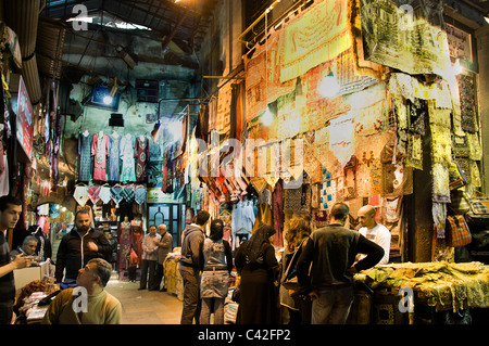 Damas Syrie Souk Souk Bazar marché centre shop Banque D'Images