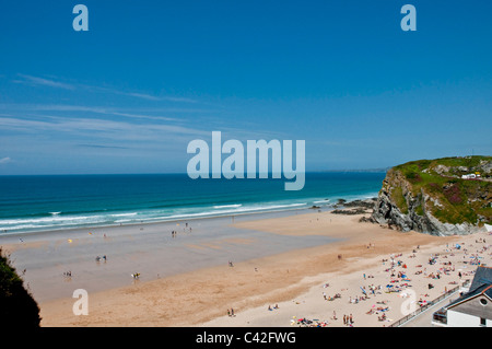 Tolcarne Beach Newquay Cornwall Banque D'Images