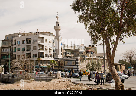 Bab Touma porte romaine de Saint Thomas ou Porte de Damas Syrie Byzantine Vénus Banque D'Images