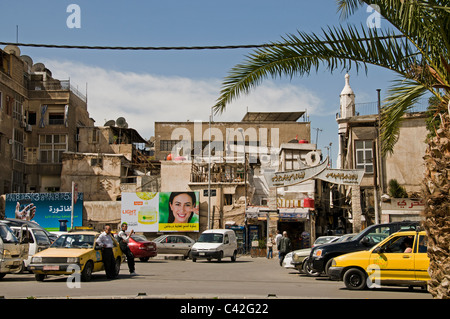 Bab Touma porte romaine de Saint Thomas ou Porte de Damas Syrie Byzantine Vénus Banque D'Images