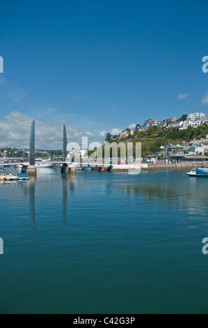 Bateaux & Yachts en arrière-port Torquay Devon, Angleterre Banque D'Images