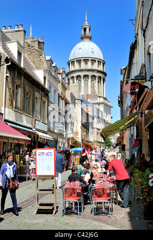 Boulogne vieille ville centre, France Banque D'Images