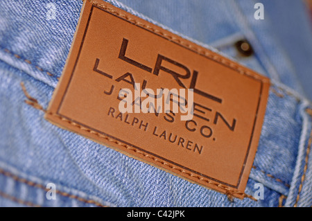 Label Jeans, marque créateur Banque D'Images